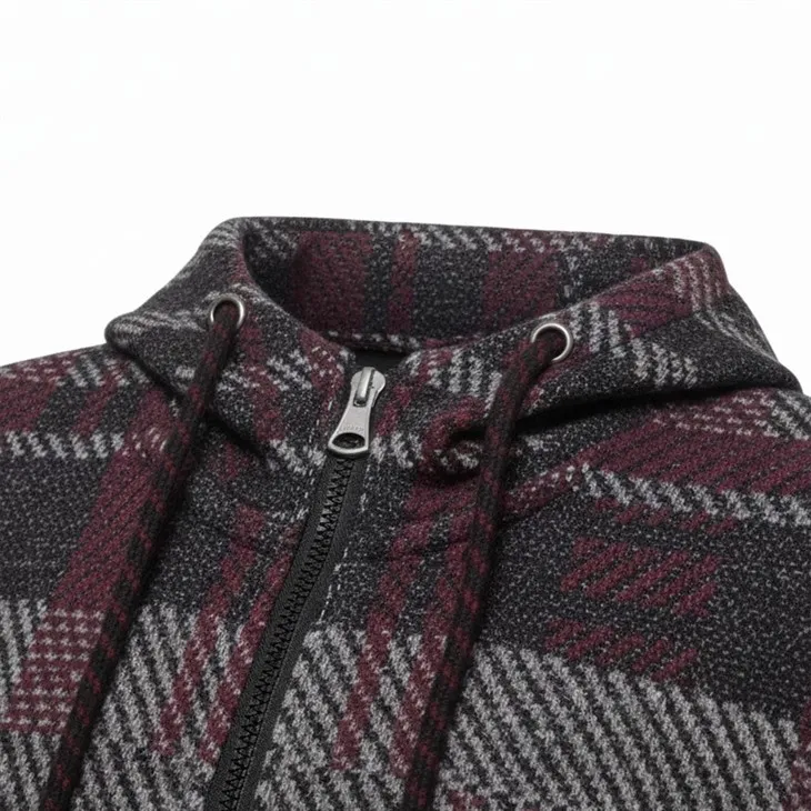Mens Plaid Zip Up Jacket suppliers